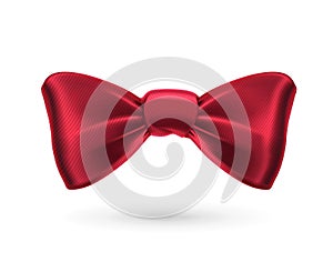 Red bow tie photo