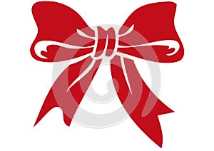 Red Bow Vector format