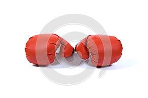 Red boxing glove