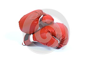 Red boxing glove