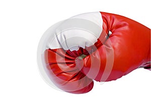 Red boxing glove