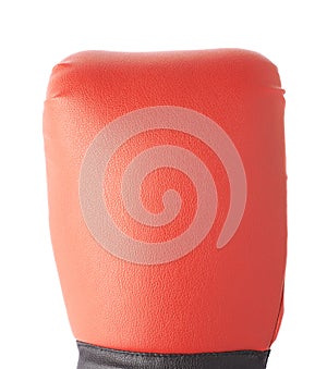 Red boxing glove's fragment