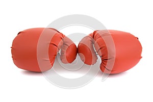 Red boxing gloves