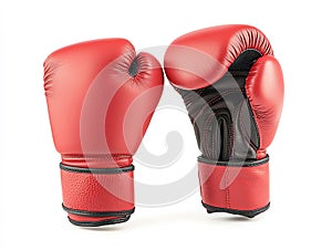 red boxing gloves, AI generated