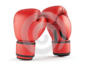 red boxing gloves, AI generated