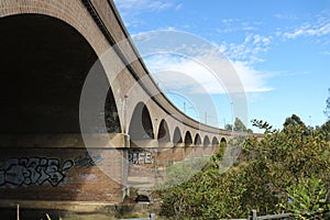 Railway Arches Federation Park Glebe Sydney photo