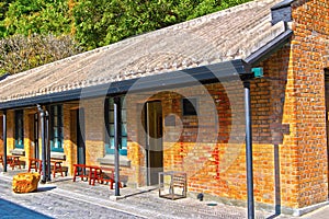 Red brick Built Structure at hong kong