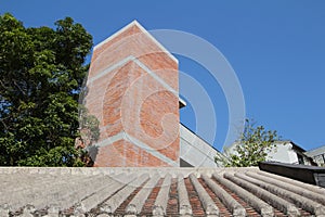 Red brick Built Structure at hong kong