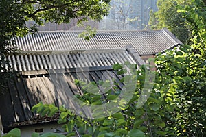red brick Built Structure at hong kong