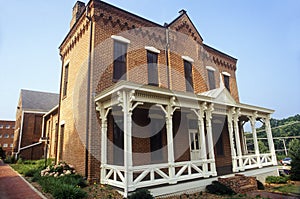 Red brick courthouse in Fairfax County, VA photo