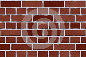 Red brick exterior wall photo