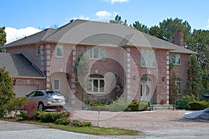 Red brick house