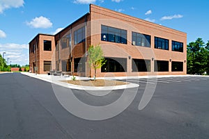 Red brick office building