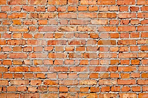 Red brick pattern wall background material. Masonry construction stone texture brick wall loft background. Brickwork