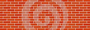 Red brick pattern wall background. Stone brickwall texture. Stone tile building material. Vector