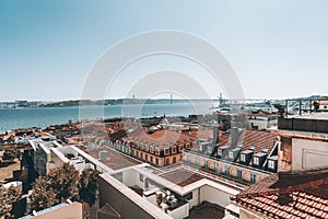 Red Brick Roofs in Lisbon