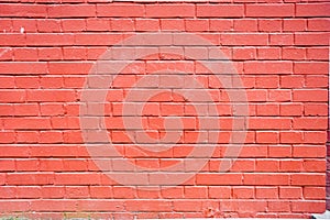 Red Brick Texture Wall Background