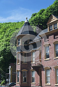 jim thorpe Pennsylvania buildings and landscape