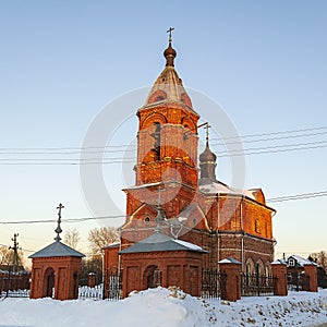 Red brick village church