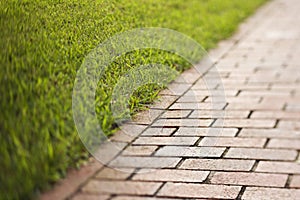 Red Brick Walkway