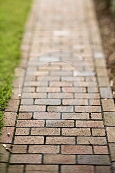 Red Brick Walkway