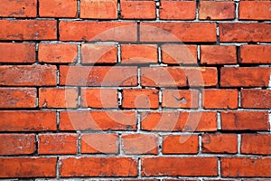 Red brick wall