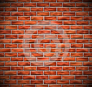 Red brick wall