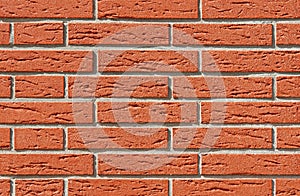 Red brick wall