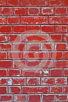 Red brick wall