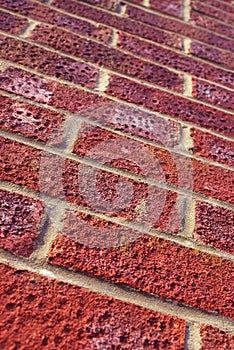 Red brick wall