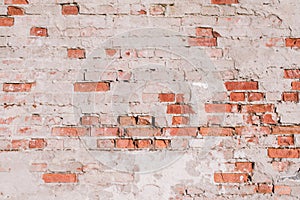 Red brick wall background