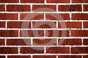 Red brick wall background