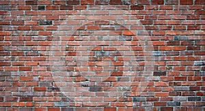 Red Brick Wall background