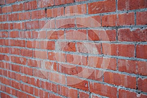Red brick wall background
