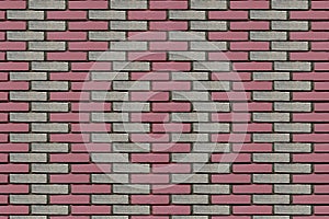 Red brick wall background close