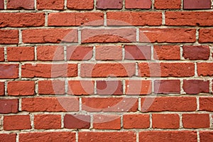 Red Brick Wall Background