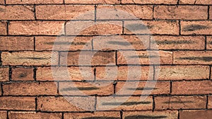 Red brick wall background