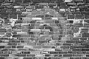 Red brick wall background photo