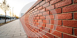 Red brick wall background
