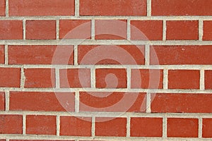 Red brick wall background texture