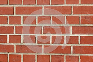 Red brick wall background texture