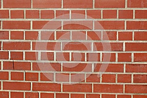 Red brick wall background texture