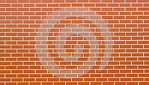 Red brick wall background or texture