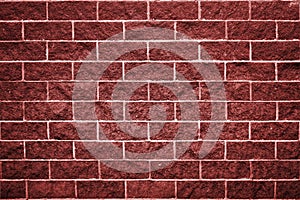 Red brick wall, brickwork background