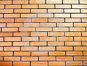Red brick wall. photo