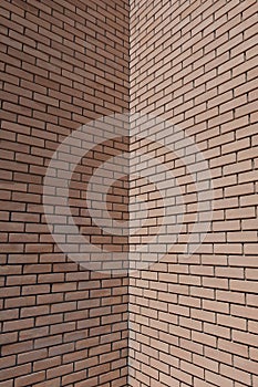 red brick wall corner building masonry background architectural detail