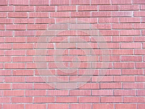 Red brick wall lit by the noonday sun 5