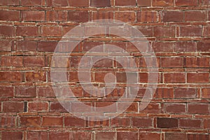 Red Brick Wall Pattern for Background