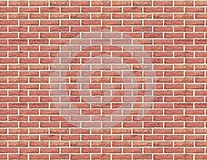 Red brick wall seamless pattern background texture