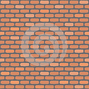 Red brick wall. Seamless pattern.